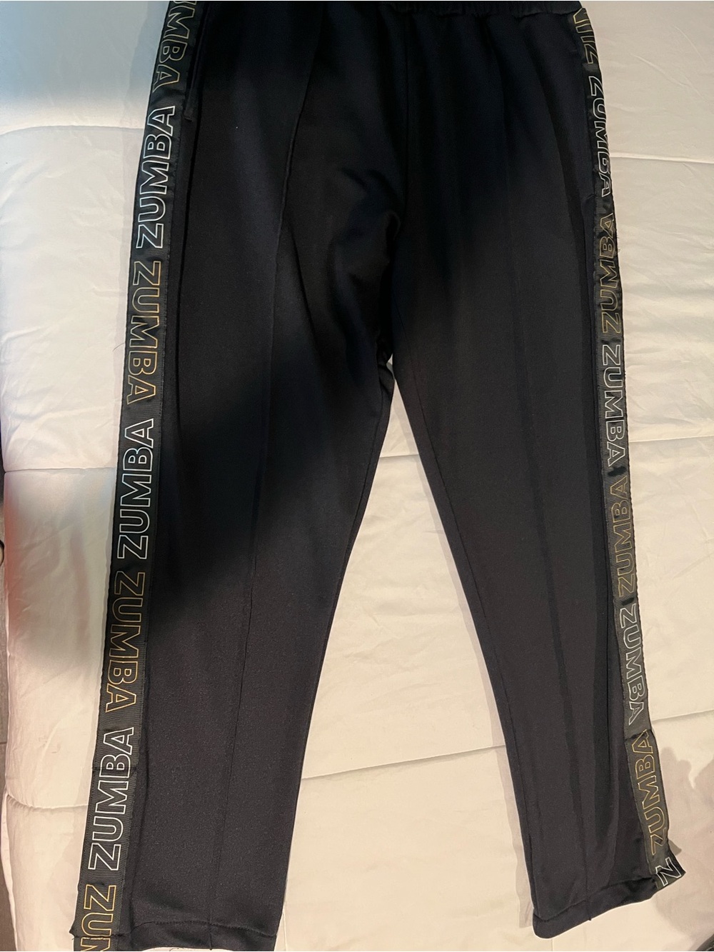 Zumba Fitness Black Leggings with Branded Side Tape